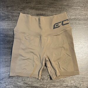 ECHT High-Waist Seamless Bike Shorts in khaki